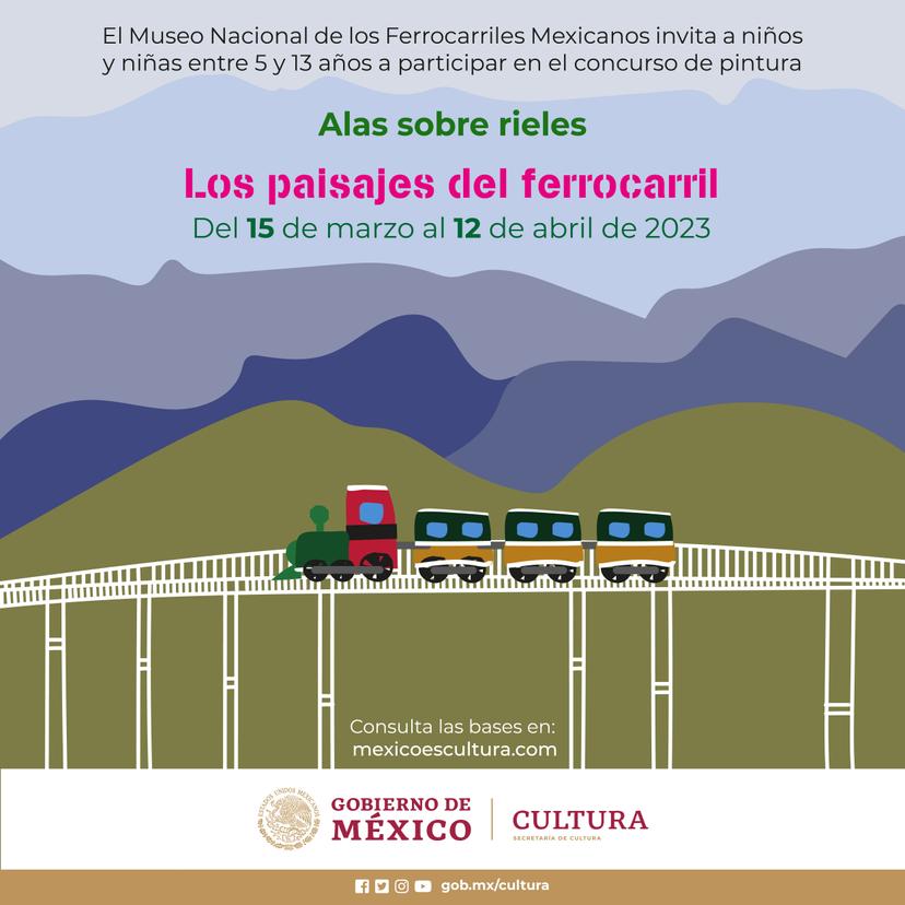 Museo Nacional de los Ferrocarriles invita a niños poblanos a concurso de puntura