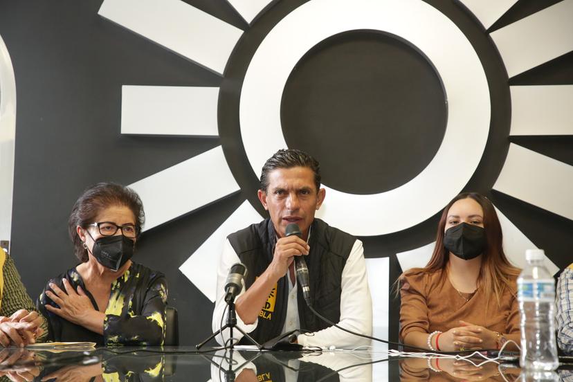 VIDEO PRD Puebla en contra de la reforma electoral