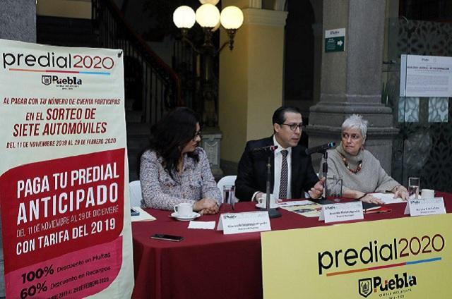 Analizan extender pago predial en Puebla capital