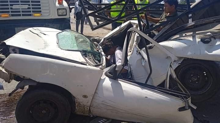 Tras accidente, texmeluquenses vuelven a nacer en la México-Puebla