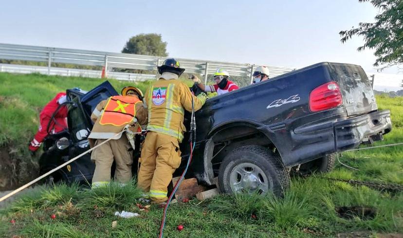 Dos prensados es el saldo de fuerte accidente en la Amozoc-Perote