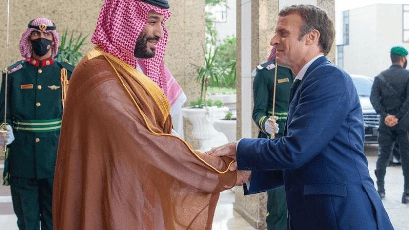 Macron recibe a príncipe saudita que aprobó asesinar a periodista