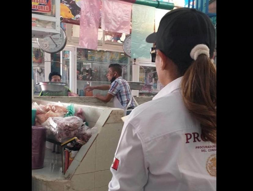 Profeco supervisa básculas y precios exhibidos en comercios de Tehuacán