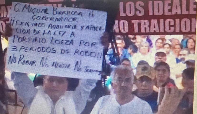 Se suma Loeza de Tlatlauquitepec a protestas contra ediles