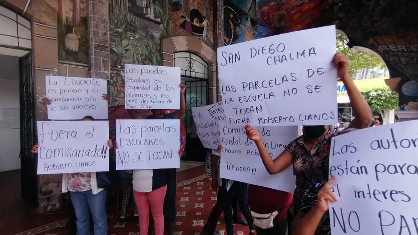 Piden a autoridades mediar en conflicto ejidal de San Diego Chalma