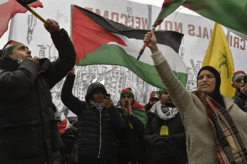Ciudadanos iranís se manifiestan en contra de Israel; se solidarizan con palestinos