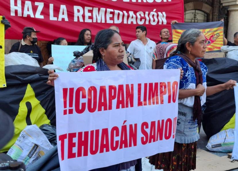 Greenpeace y habitantes de Santa María Coapan piden saneamiento del relleno sanitario
