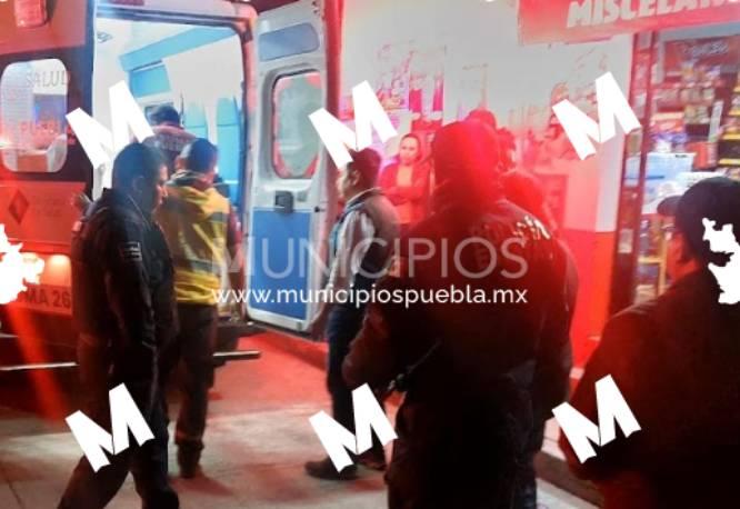 Balean en el pecho a mujer en asalto a tiendita en Cuautlancingo