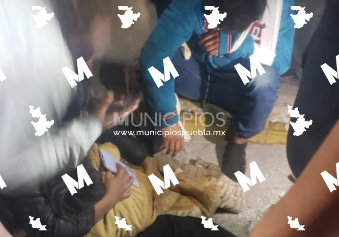 Ebrio atropella a familia que iba en motocicleta en Amozoc