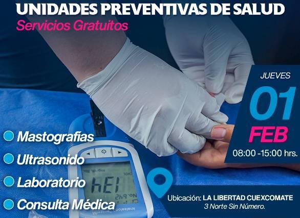 Ayuntamiento de Puebla ofrecerá servicios de salud gratuitos este jueves