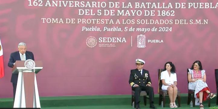 EN VIVO Encabeza AMLO ceremonia del 162 Aniversario de la Batalla de Puebla