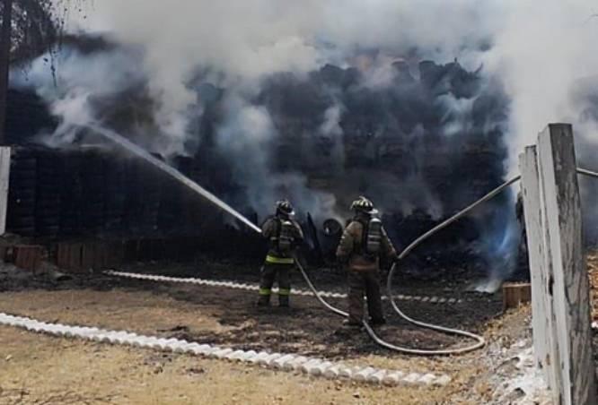 Se incendia stand de tiro del Ejército ubicado en Atlixco