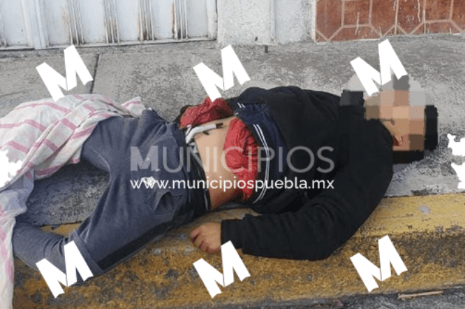 De dos disparos asesinan a joven en calles de Texmelucan