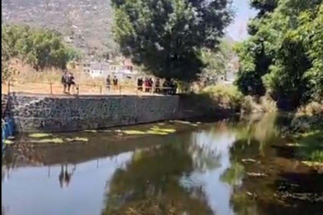 Hallan cadáver flotando en presa de Los Reyes Quiahuixtlán en Tlaxcala