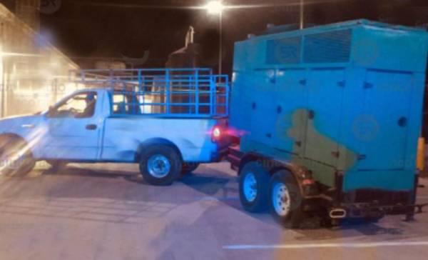 Recuperan en Calpan planta de luz robada en Aurrera  de Huejotzingo
