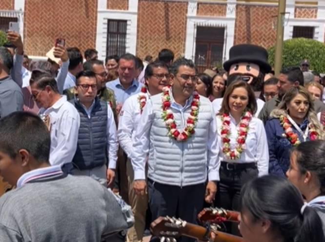AMLO quiere mucho a Puebla, asegura Céspedes desde Tepeaca