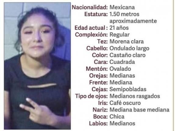 Carmela de 21 años desapareció en calles de Huejotzingo