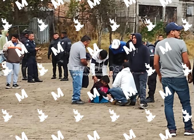 Cinco lesionados deja caída de rayo en Chiautempan