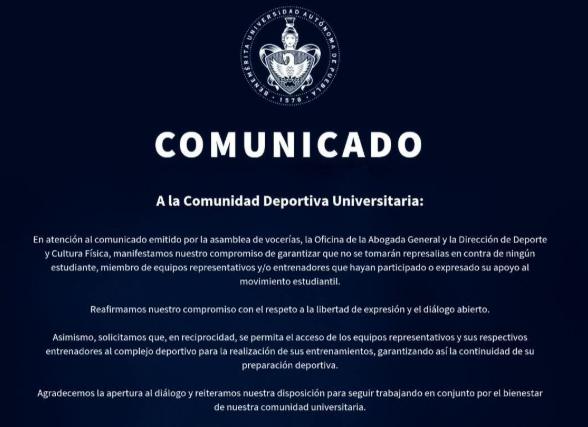BUAP solicita a paristas dar ingreso para preparación deportiva