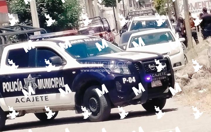 Dos detenidos y un muerto deja persecución entre policías y delincuentes en Acajete