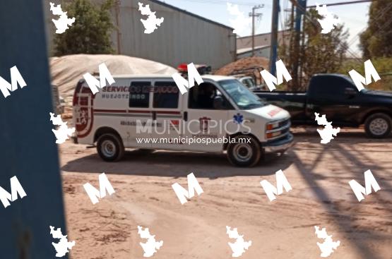 Fallece trabajador dentro de empresa en Huejotzingo