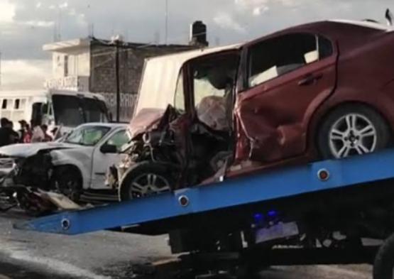 Se registró fuerte accidente en la Puebla-Tehuacán a la altura de Francisco I. Madero