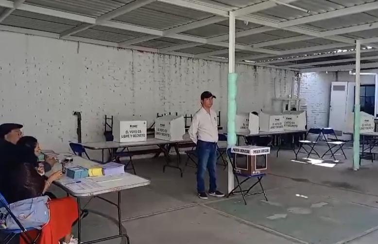 Arranca tranquila jornada electoral en Texmelucan, reporta vocal del INE