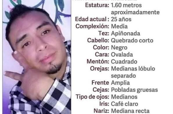 Siguen buscando a Daniel de 25 años, desaparecido en Atlixco 