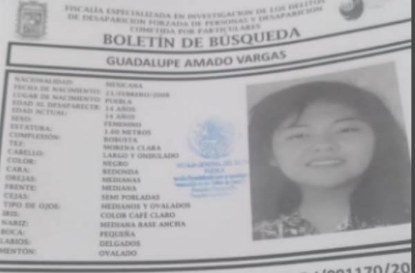 Guadalupe de 14 años desapareció en la laguna de Chapulco en Puebla