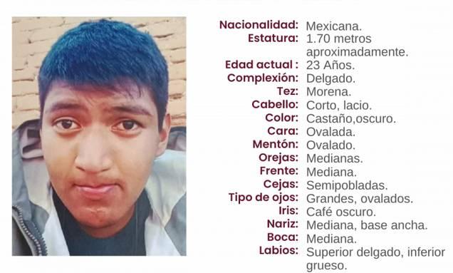 Desde hace 8 meses Juan José desapareció en calles de Atlixco