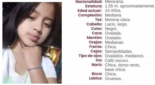 Vanesa de 14 años se extravió en calles de Teotlalcingo