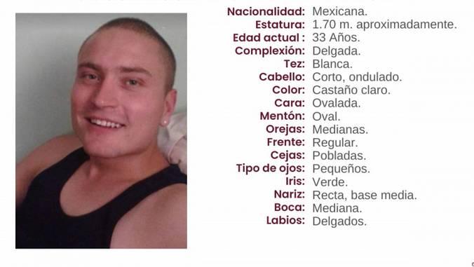 Gustavo de 33 años desapareció en calles de Huejotzingo