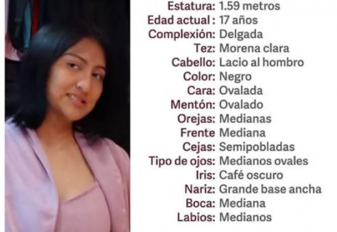 Ximena María de 17 años desapareció en Zacatlán