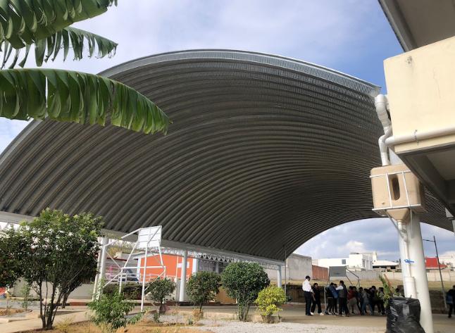 Domo escolar en Centro Educativo Tlanesse es fruto de la lucha: Antorcha