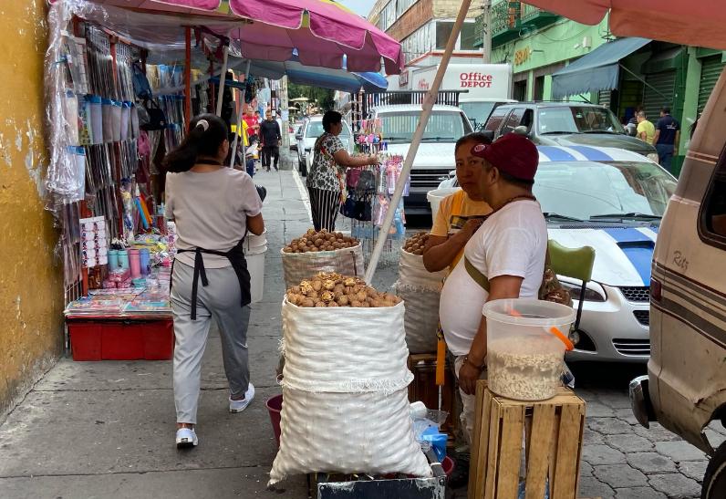 Baja el precio de la nuez para los chiles en nogada en Atlixco