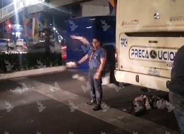 Ruta Cholula atropella y mata a ciclista en la colonia Reforma