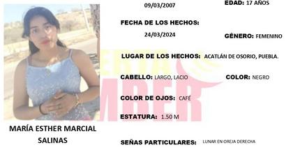 Activan Alerta Amber por María Esther; desapareció en Acatlán