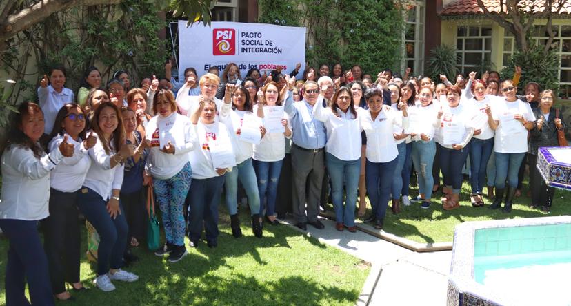 PSI tomó protesta a su Red Integración de Mujeres de San Martín Texmelucan