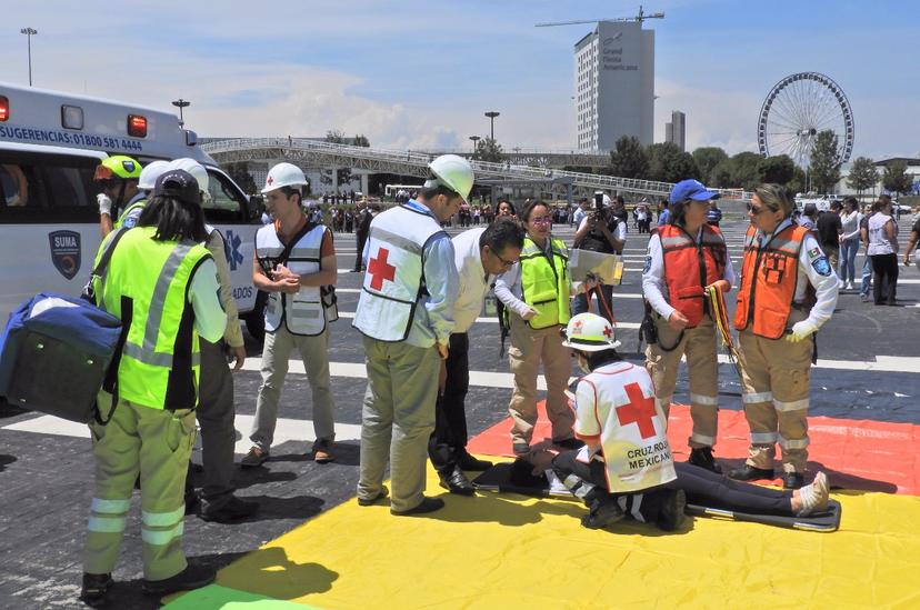 Recuerda Puebla el 19-S con simulacros en toda la ciudad  