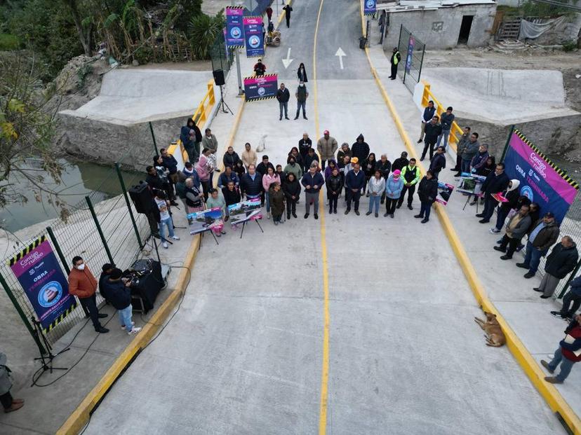 Inauguran puente vehicular en San Sebastián de Aparicio