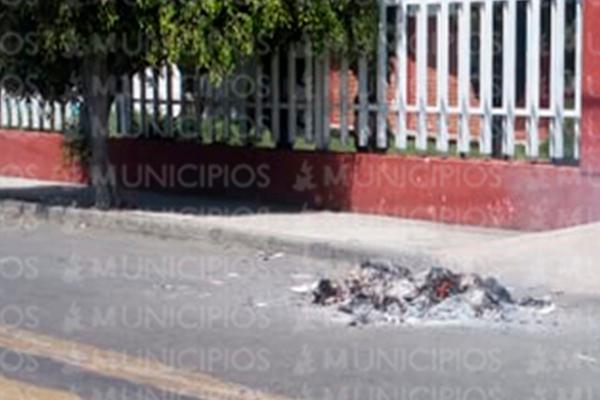 Prenden fuego a boletas electorales en Juan N. Méndez