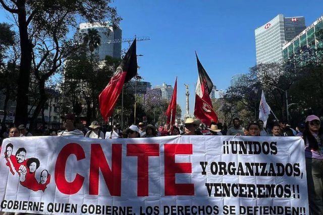 Paro nacional de maestros: La CNTE exige respuestas a sus demandas