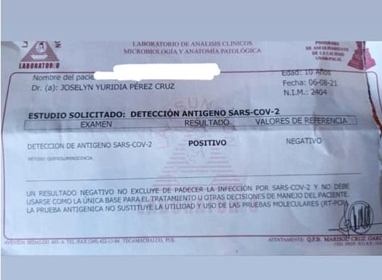 Doctora alerta por niños contagiados de Covid en Huixcolotla