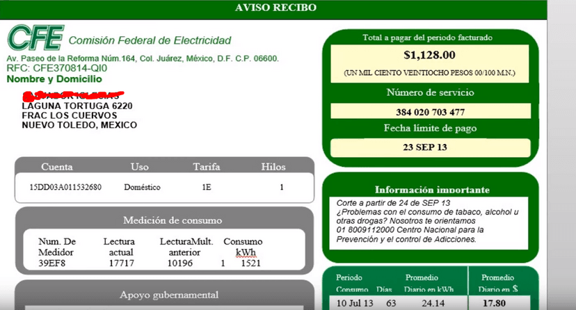 Sube CFE 4% a tarifas eléctricas para sector doméstico