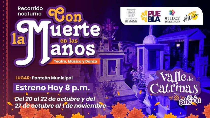 Cartelera cultural de Atlixco para este fin de semana