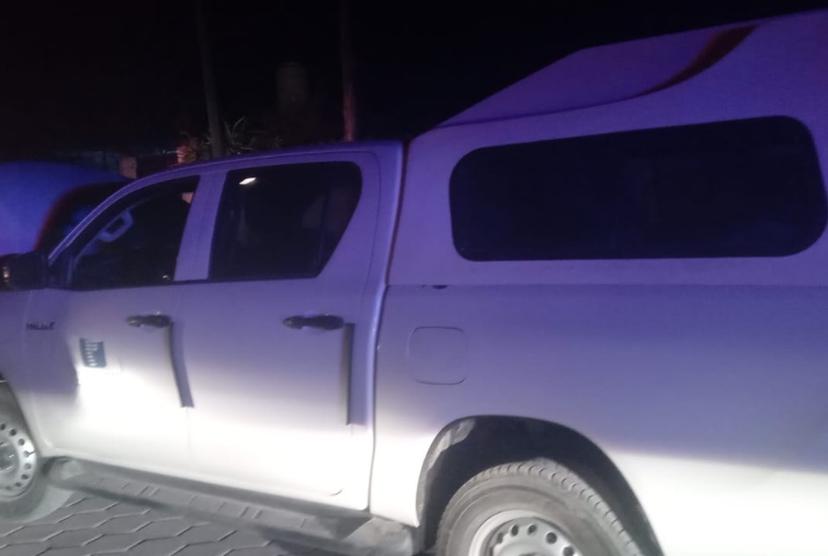 Ladrones abandonan camioneta que horas antes robaron en Tochtepec