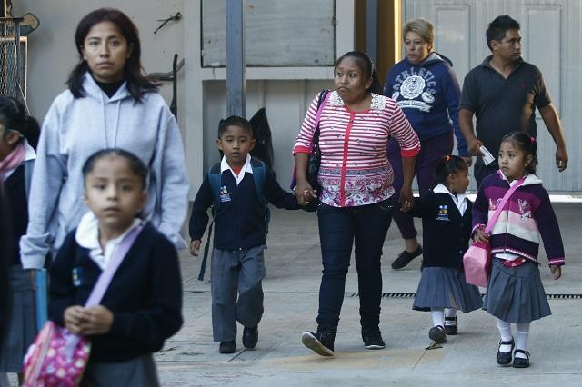 Concluye este viernes horario escolar de invierno en Puebla