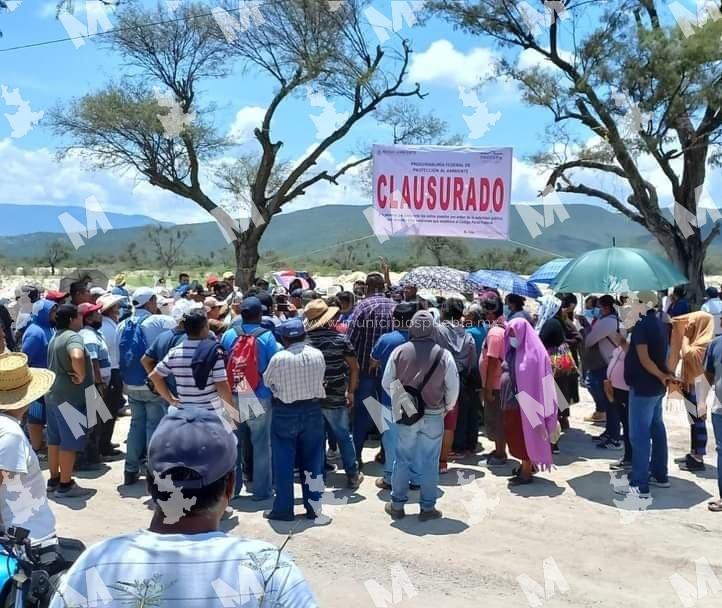 Clausura Profepa obra de presunto relleno sanitario en Tehuacán 