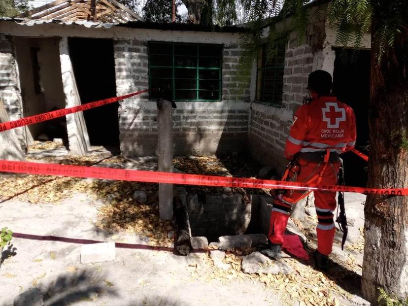 Resulta hombre lesionado al caer a pozo de 10 metros de profundidad en Tehuacán  