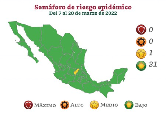 Semáforo COVID: Puebla se queda en verde dos semanas más